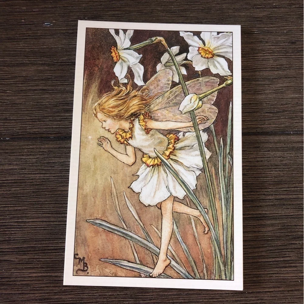 Garden Flower Fairies by: Cicely Mary Barker postcard set #16